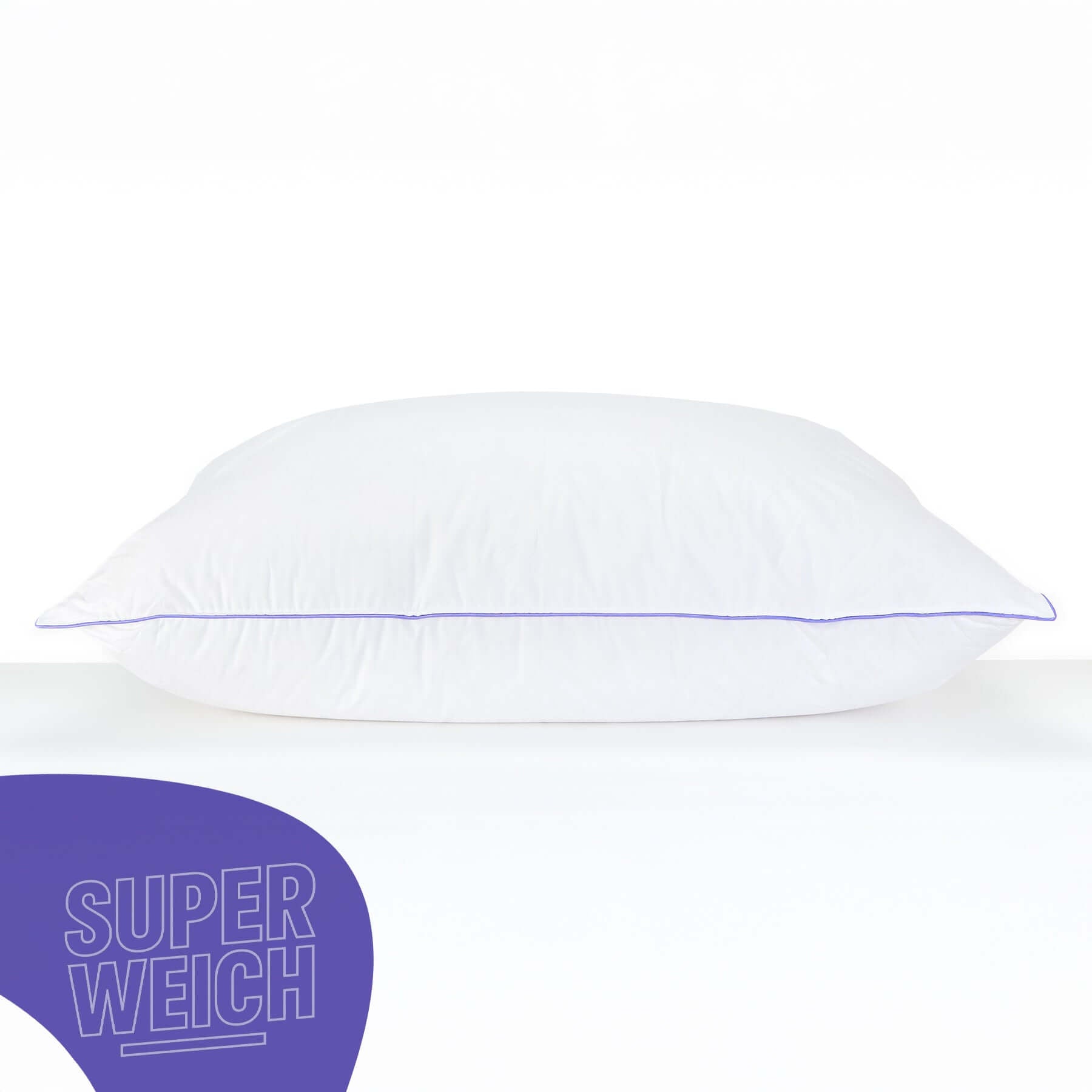 40x80, 70x90 Daunenkissen De Luxe Superweich