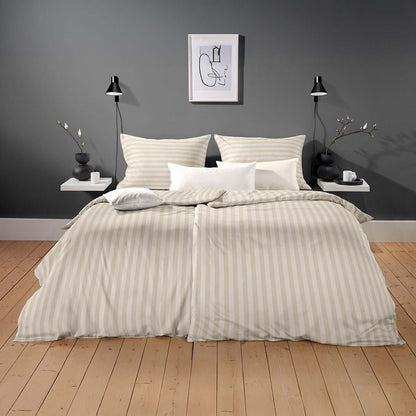 fleuresse damastbettwäsche melk #farbe_065-sand