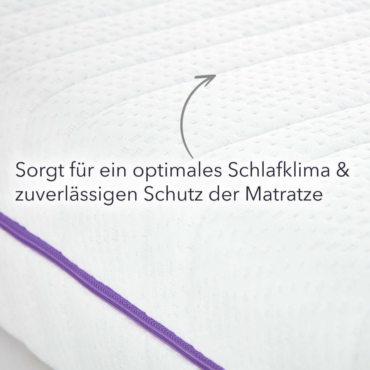 optimales Schlafklima der Babymatratze